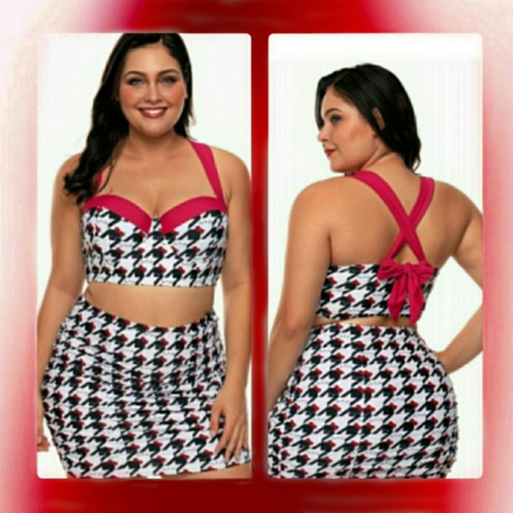 *Plus Size*🚣‍♀️ 🏊‍♀️🤽‍♀️Kitty Swimsuit